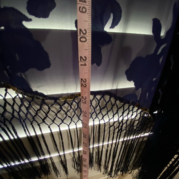 Phraseology LA Velvet Fringe Kimono - Picture 6 of 6